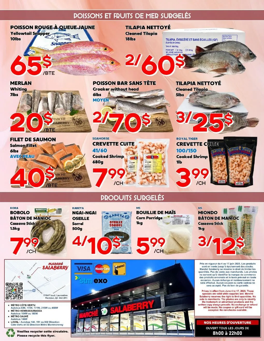 Page 4 de la Circulaire Marché Salaberry du 4 au 17 juin 2026