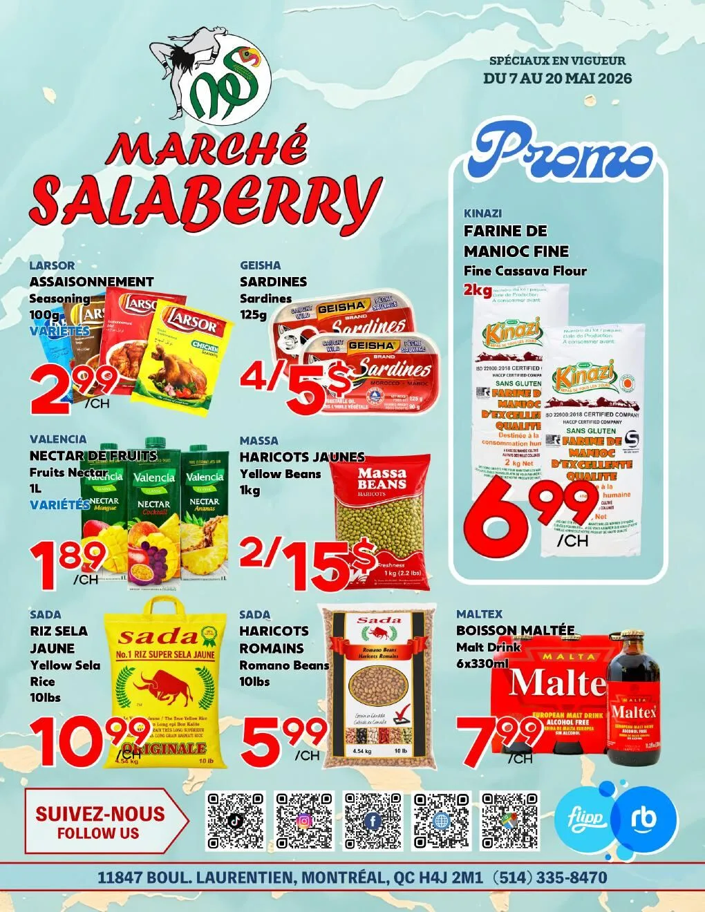 Page 1 de la Circulaire Marché Salaberry du 7 au 20 mai 2026