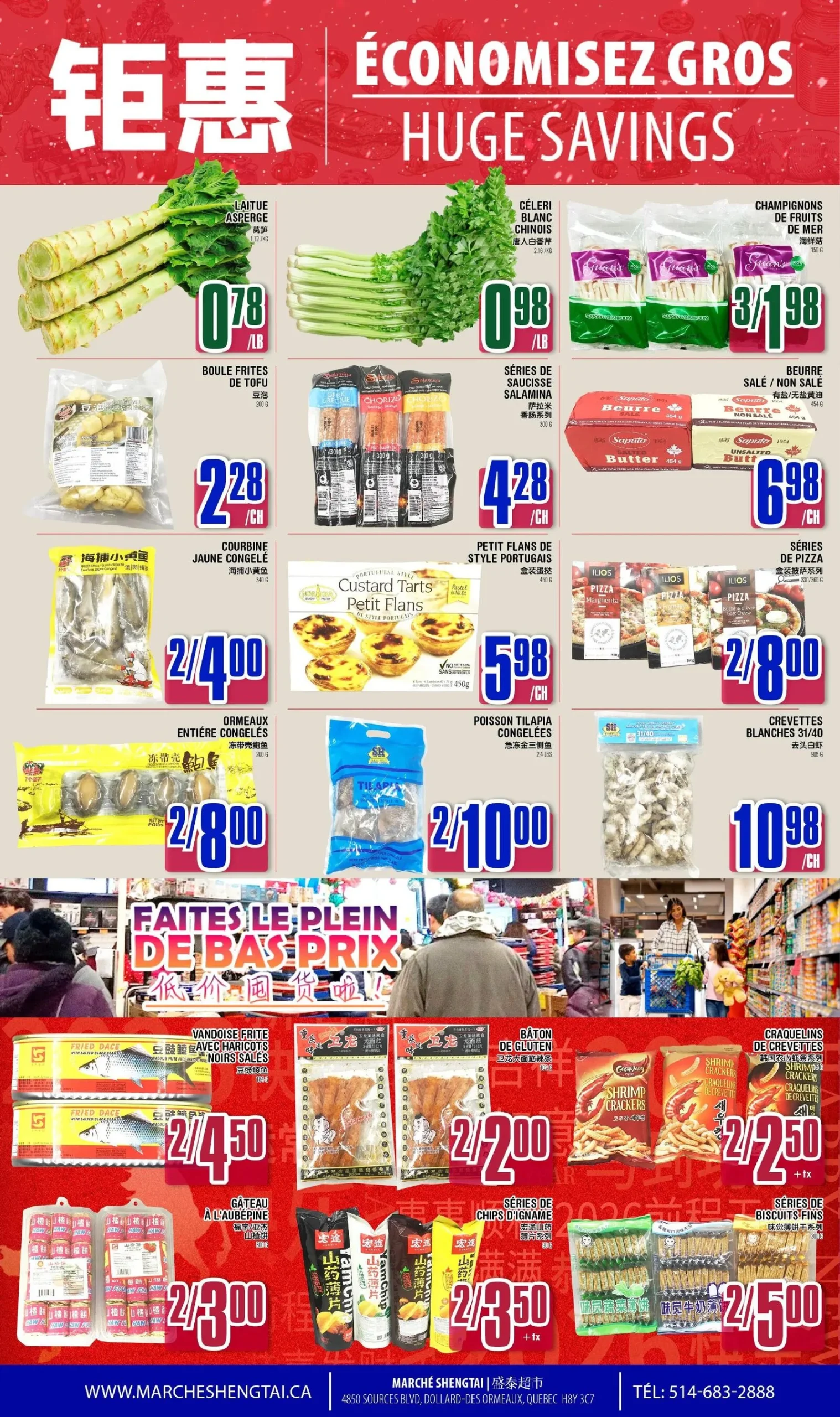 Page 2 de la Circulaire Marché Sheng Tai du 10 au 16 avril 2026