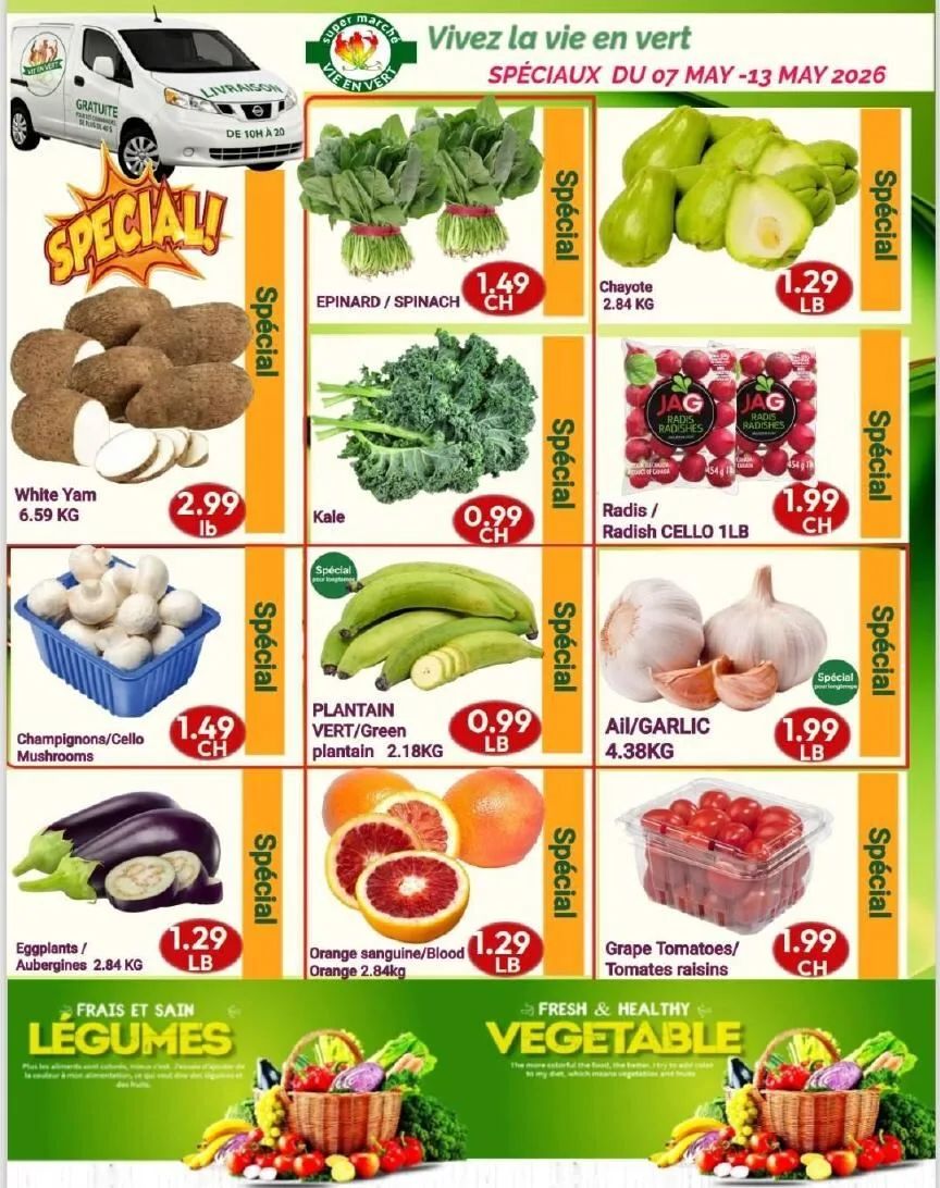 Page 2 de la Circulaire Marché Vie en Vert du 07 au 13 mai 2026