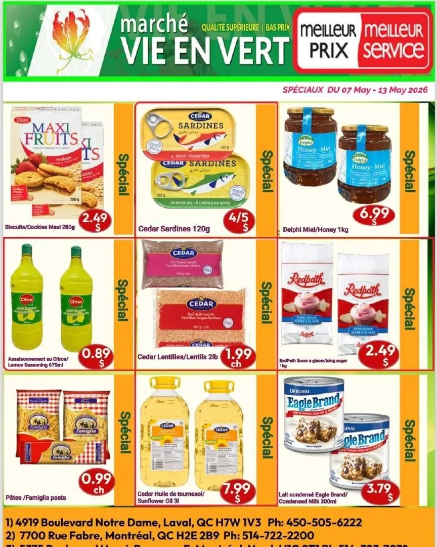 Page 7 de la Circulaire Marché Vie en Vert du 07 au 13 mai 2026