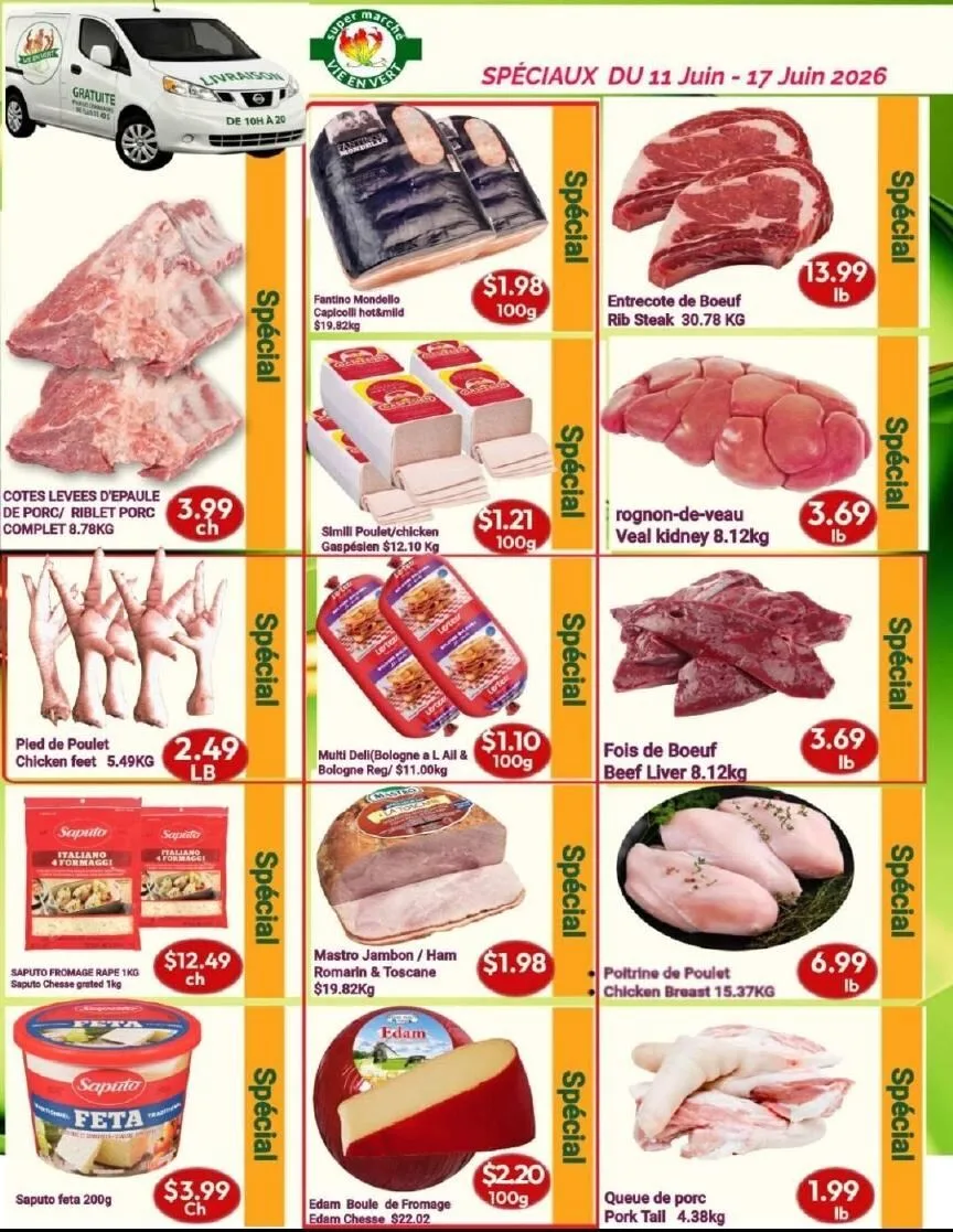 Page 3 de la Circulaire Marché Vie en Vert du 11 au 17 juin 2026