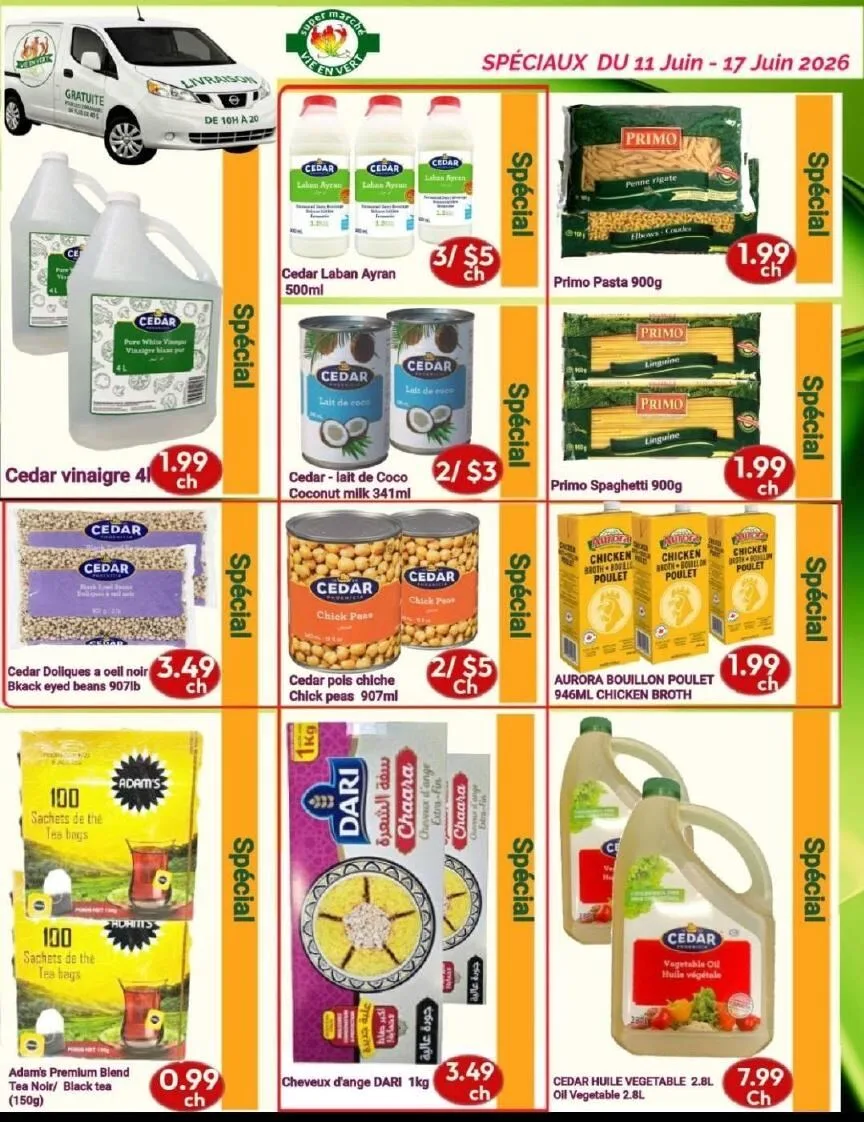 Page 4 de la Circulaire Marché Vie en Vert du 11 au 17 juin 2026