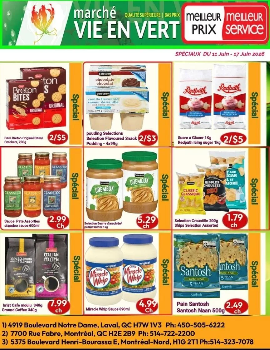 Page 5 de la Circulaire Marché Vie en Vert du 11 au 17 juin 2026