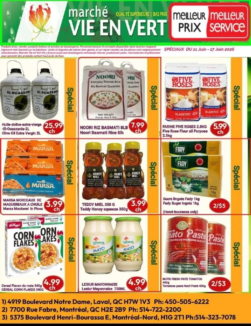 Page 6 de la Circulaire Marché Vie en Vert du 11 au 17 juin 2026