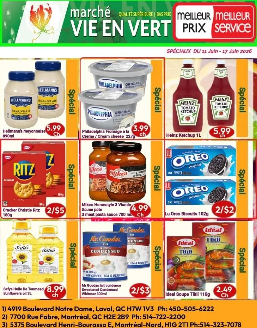 Page 8 de la Circulaire Marché Vie en Vert du 11 au 17 juin 2026
