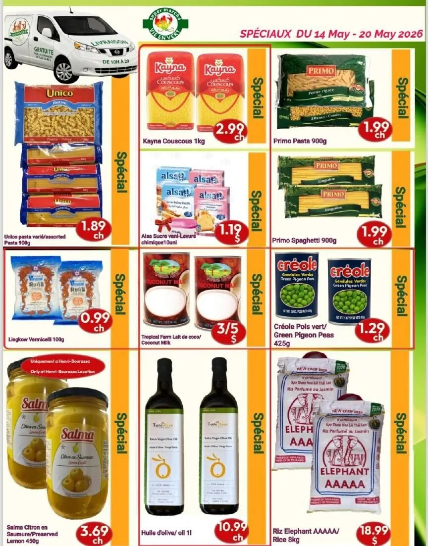 Page 8 de la Circulaire Marché Vie en Vert du 14 au 20 mai 2026