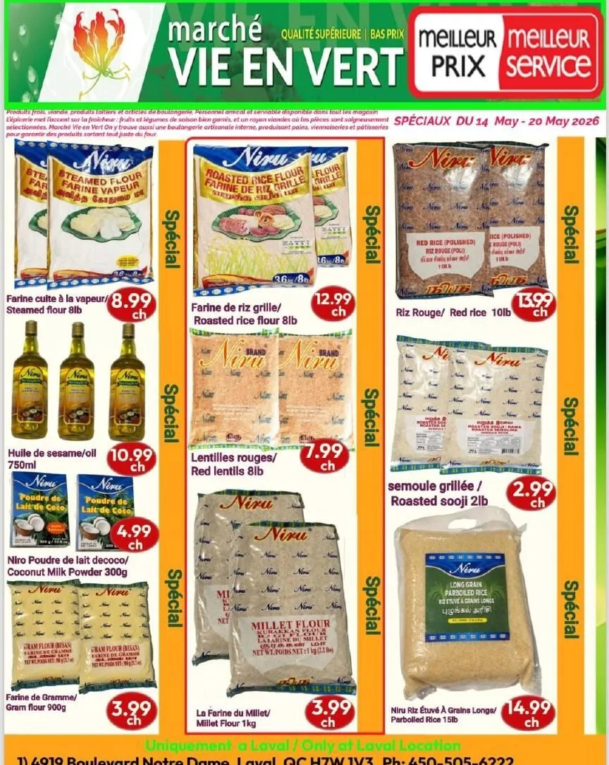 Page 11 de la Circulaire Marché Vie en Vert du 14 au 20 mai 2026