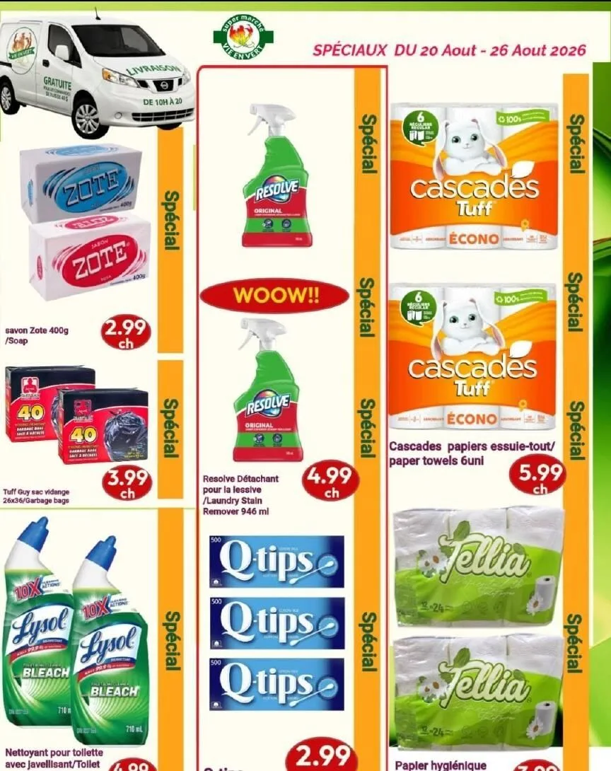 Page 5 de la Circulaire Marché Vie en Vert du 20 au 26 août 2026