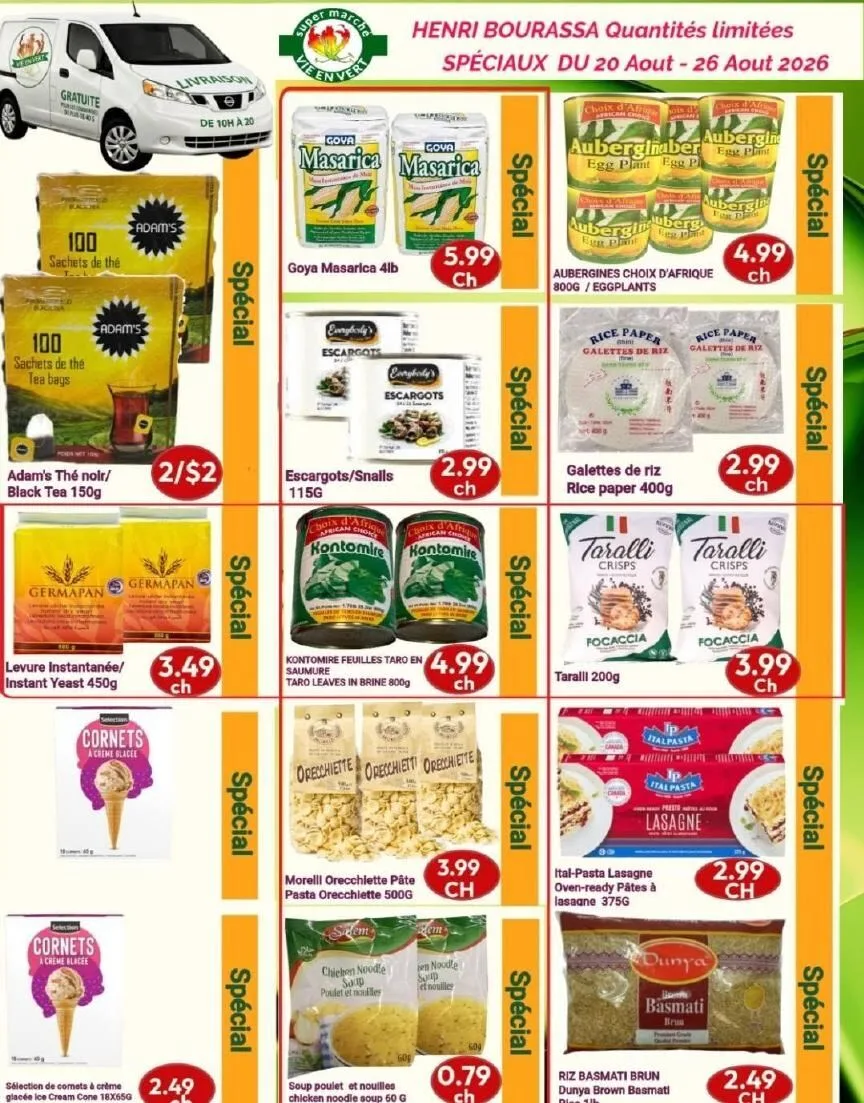 Page 9 de la Circulaire Marché Vie en Vert du 20 au 26 août 2026