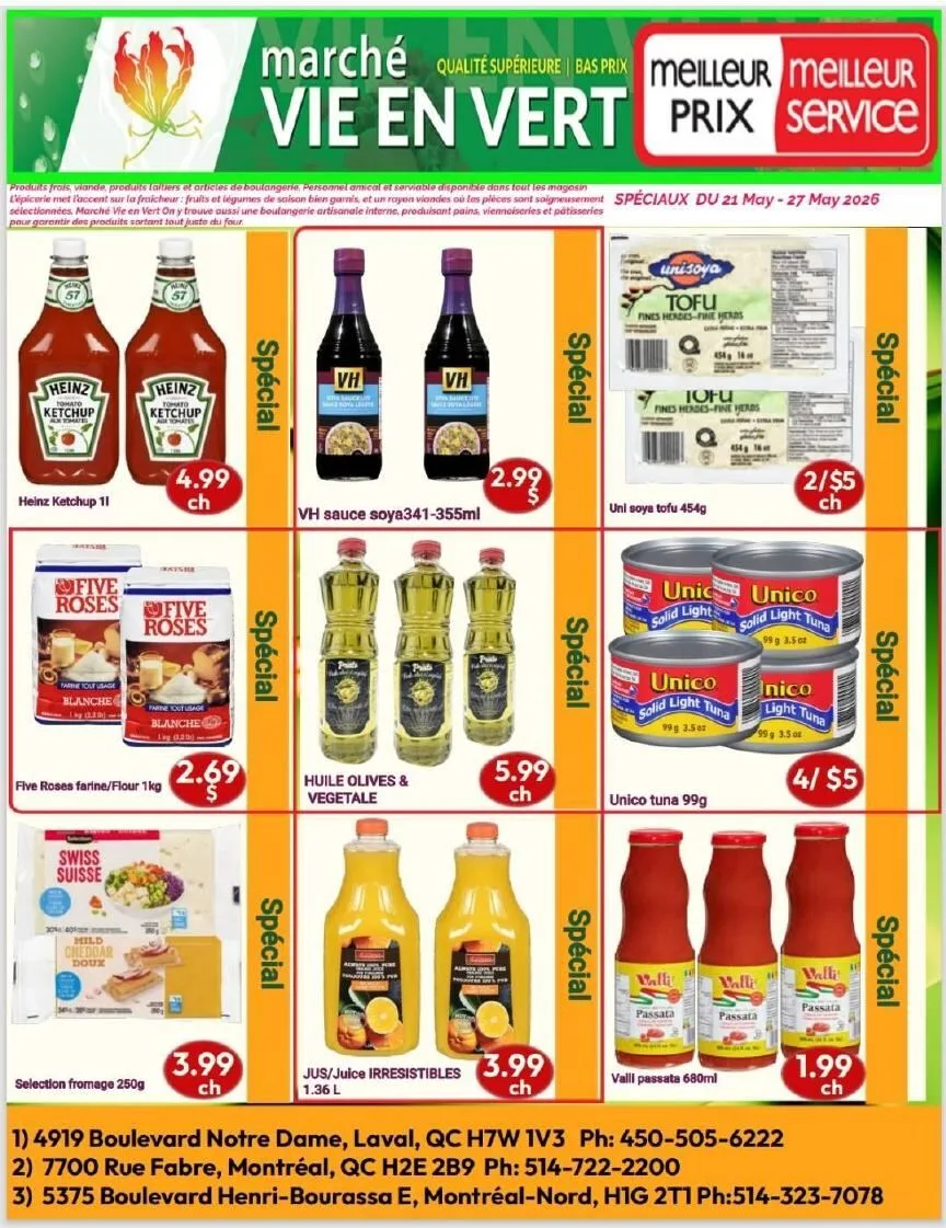 Page 5 de la Circulaire Marché Vie en Vert du 21 au 27 mai 2026