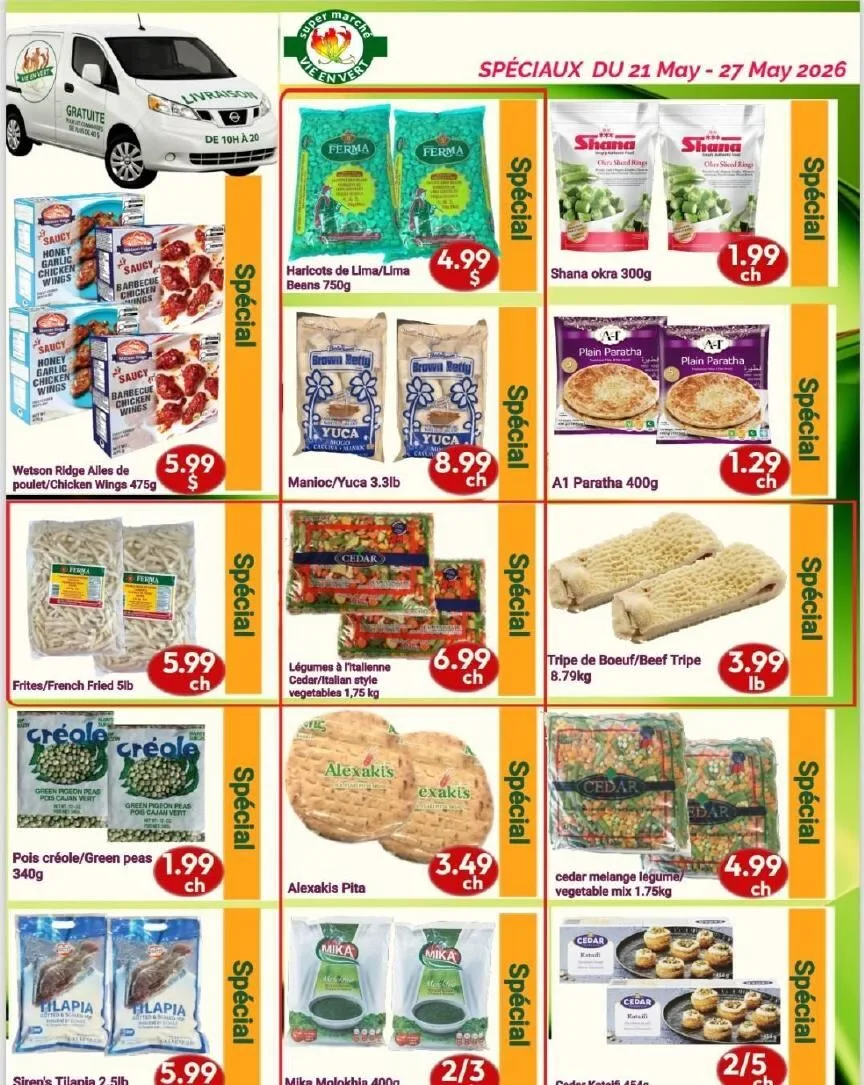 Page 8 de la Circulaire Marché Vie en Vert du 21 au 27 mai 2026
