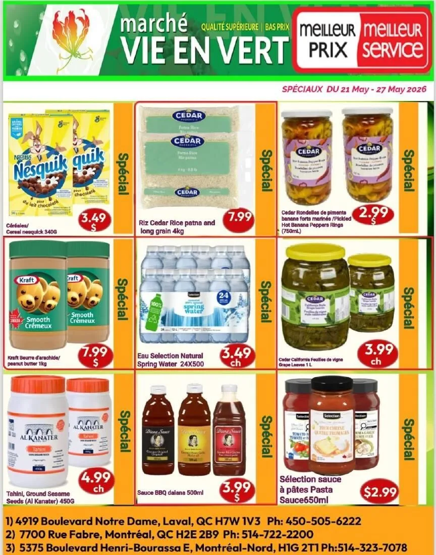 Page 11 de la Circulaire Marché Vie en Vert du 21 au 27 mai 2026