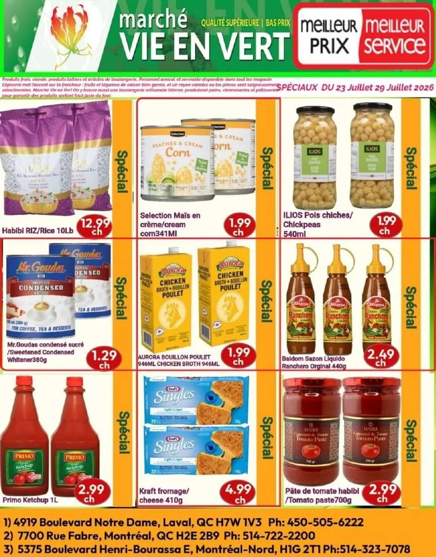 Page 6 de la Circulaire Marché Vie en Vert du 23 au 29 juillet 2026