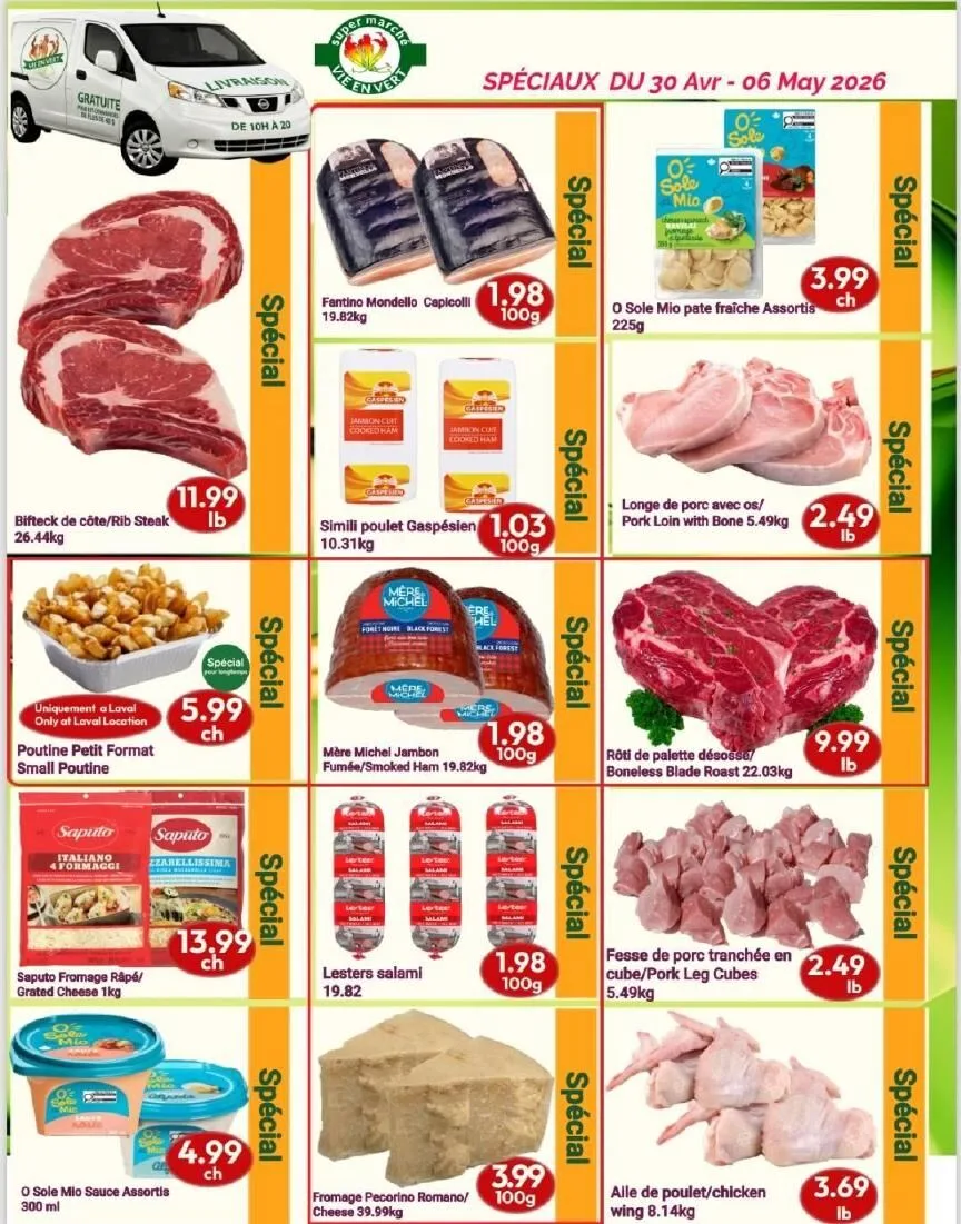 Page 3 de la Circulaire Marché Vie en Vert du 30 avril au 6 mai 2026
