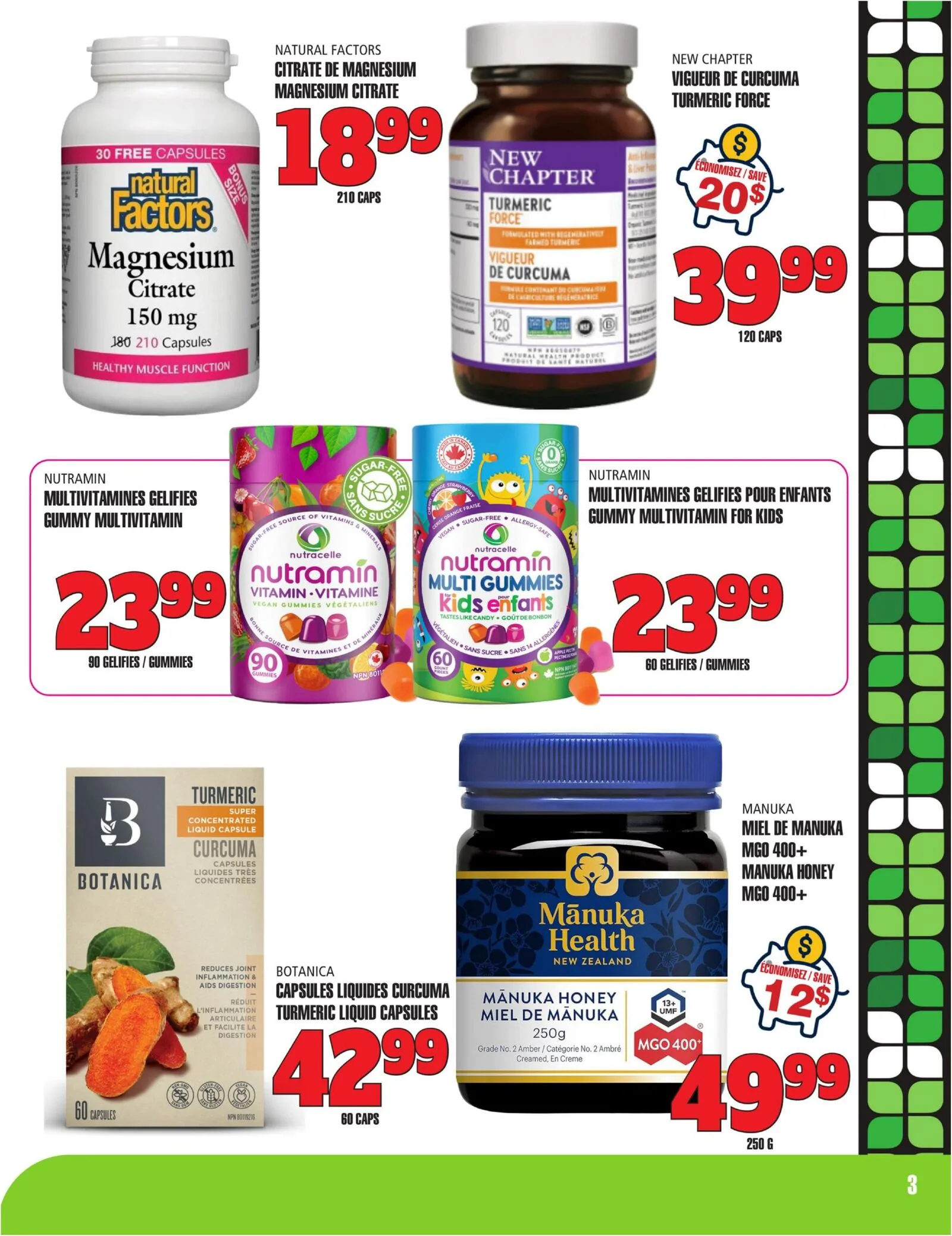 Page 3 de la Circulaire Marchés TAU Mini du 13 au 26 avril 2026