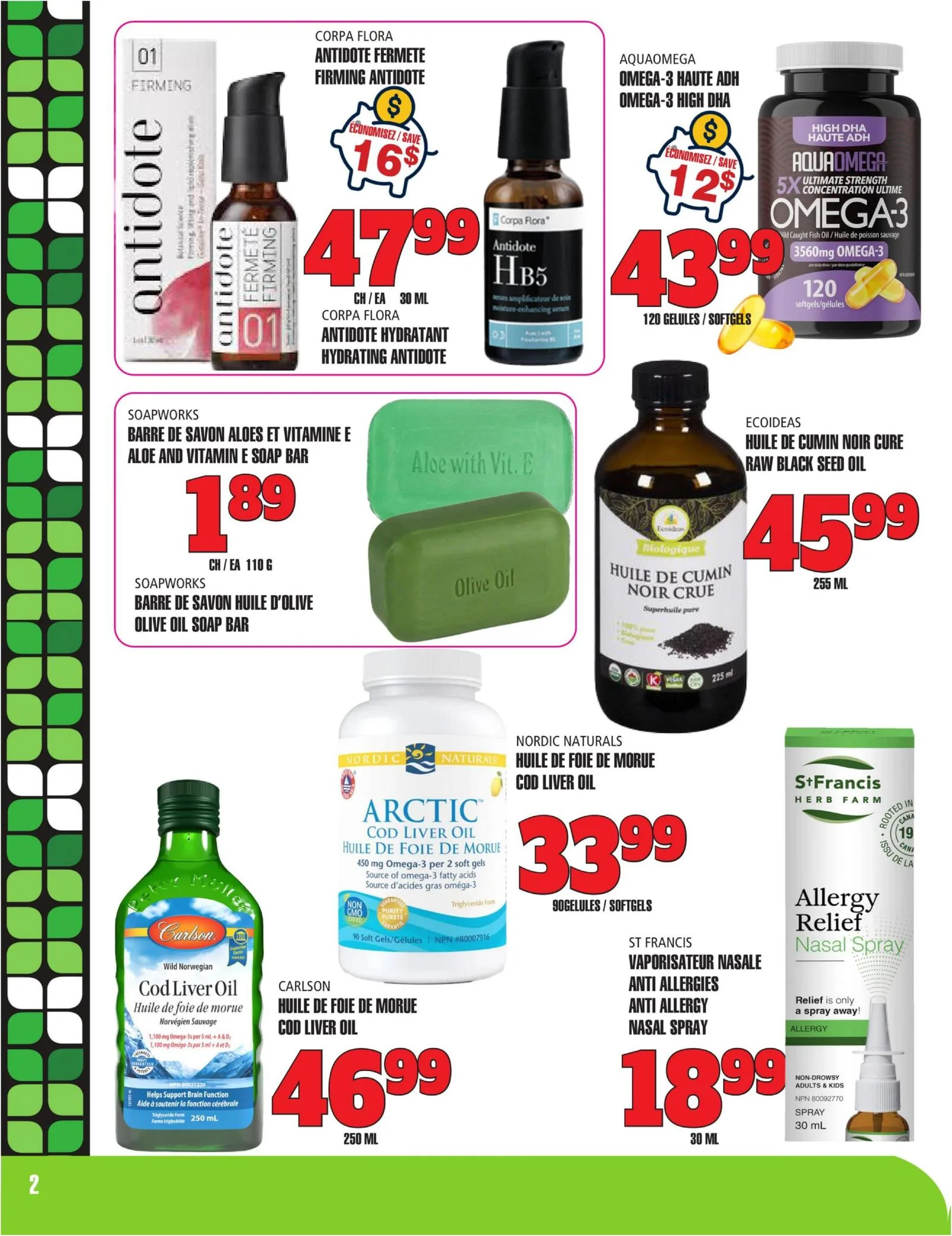 Page 2 de la Circulaire Marchés TAU du 30 mars au 3 mai 2026