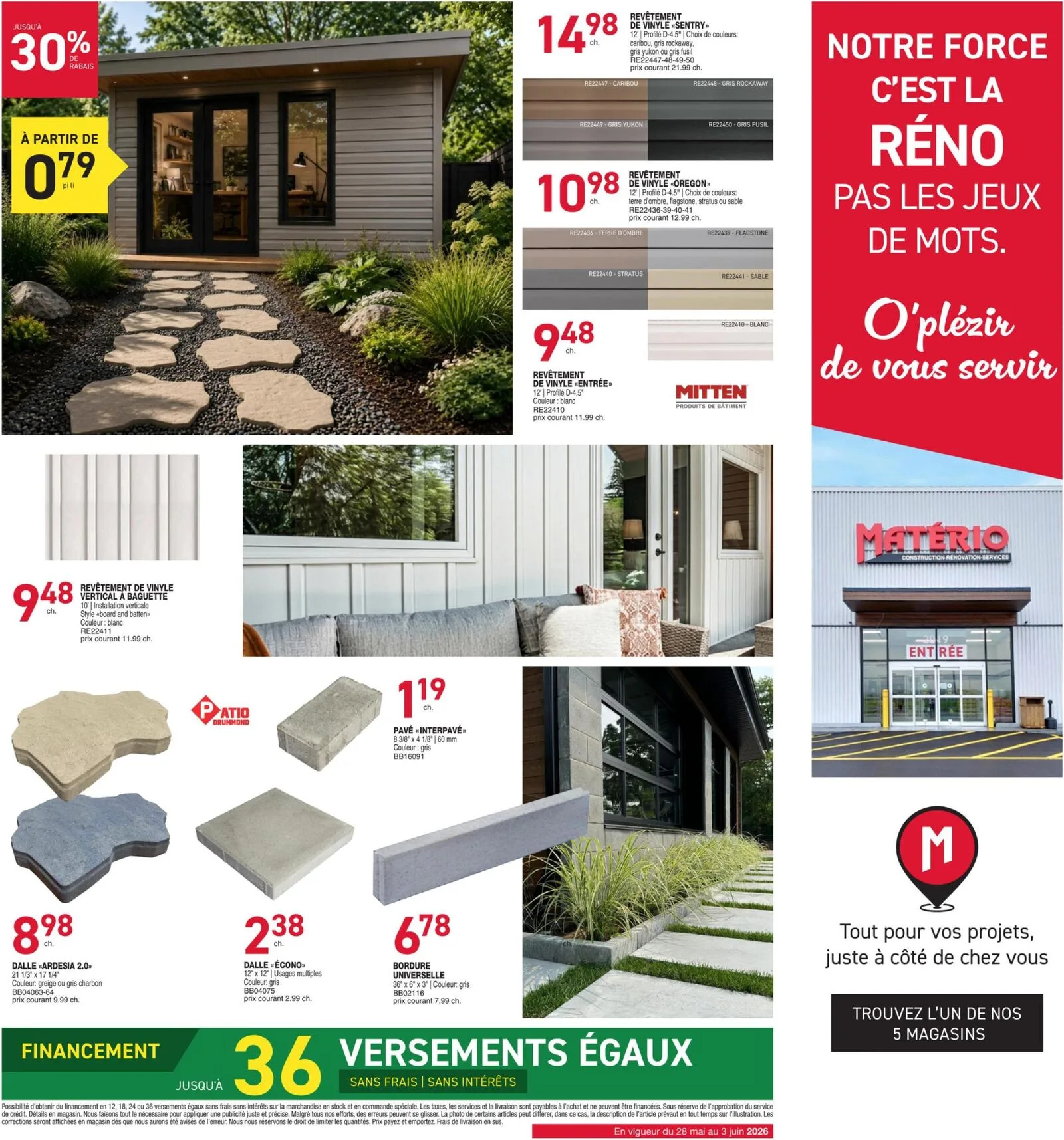 Page 6 de la Circulaire Matério du 28 mai au 3 juin 2026