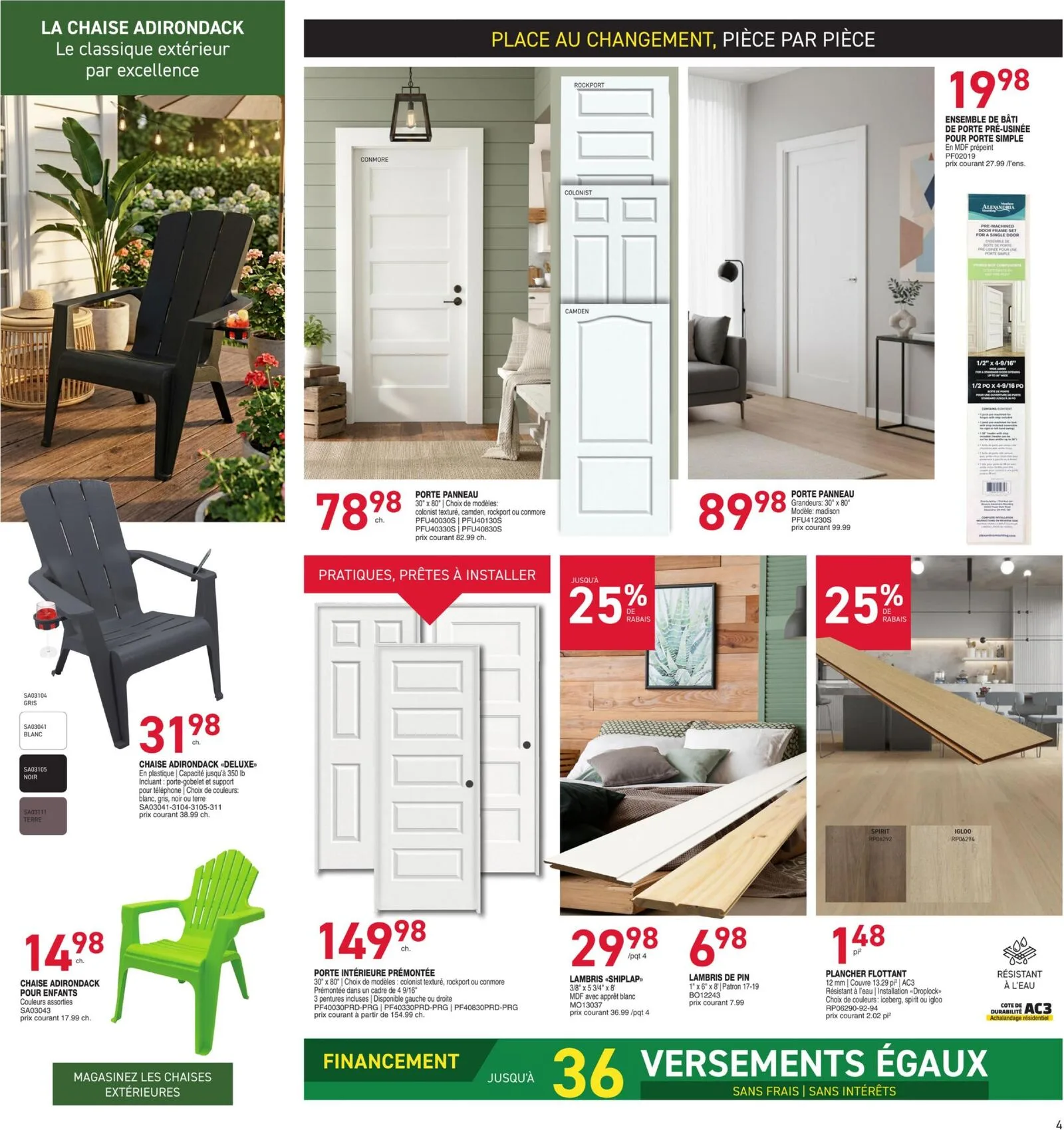 Page 3 de la Circulaire Matério du 9 au 15 avril 2026