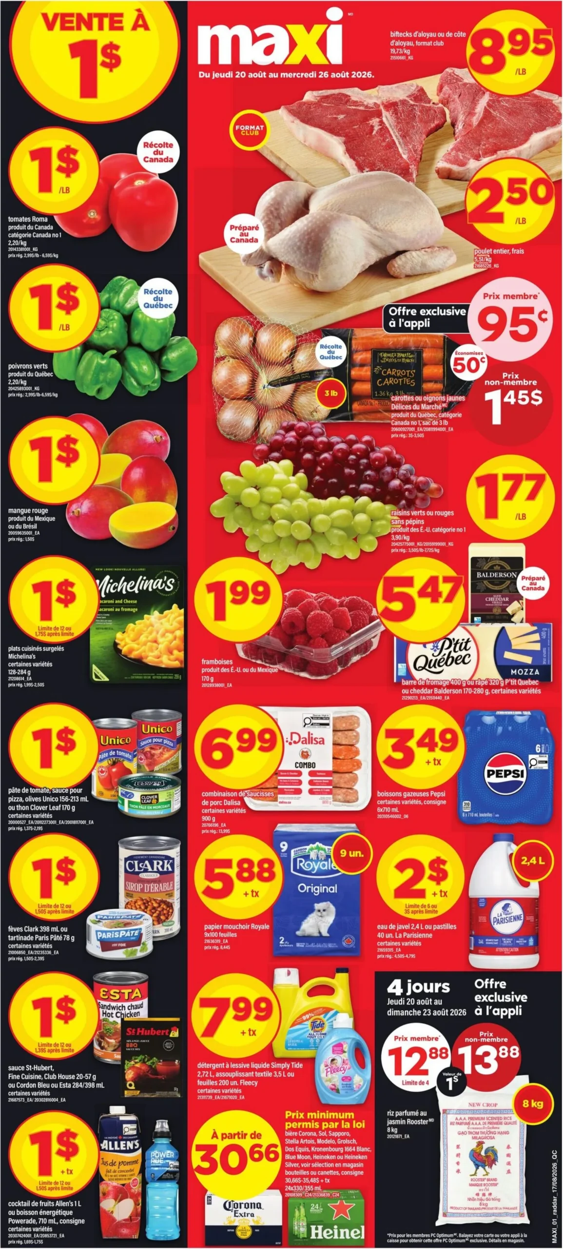 Page 1 de la Circulaire Maxi du 20 au 26 août 2026