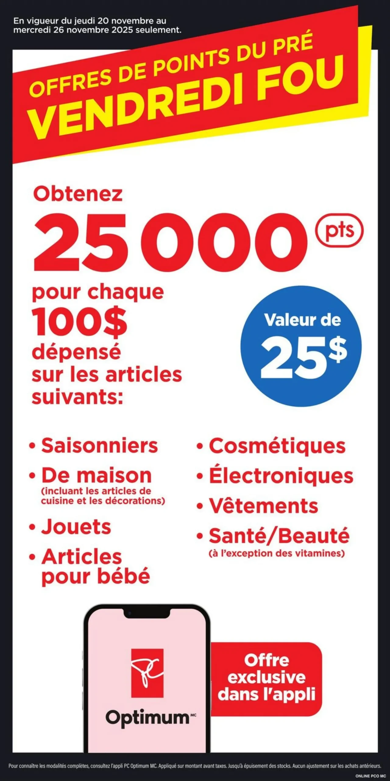 Page 4 de la Circulaire Maxi du 20 au 26 novembre 2025