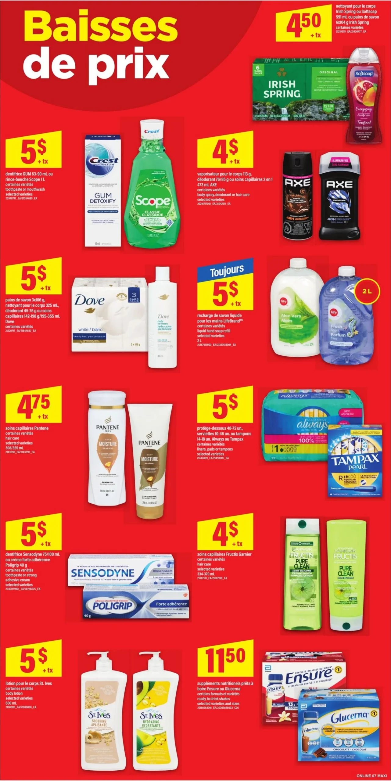 Page 13 de la Circulaire Maxi du 24 au 30 septembre 2026