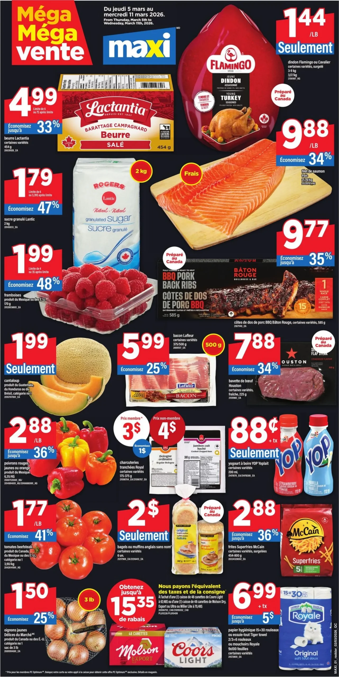 Page 1 de la Circulaire Maxi du 5 au 11 mars 2026