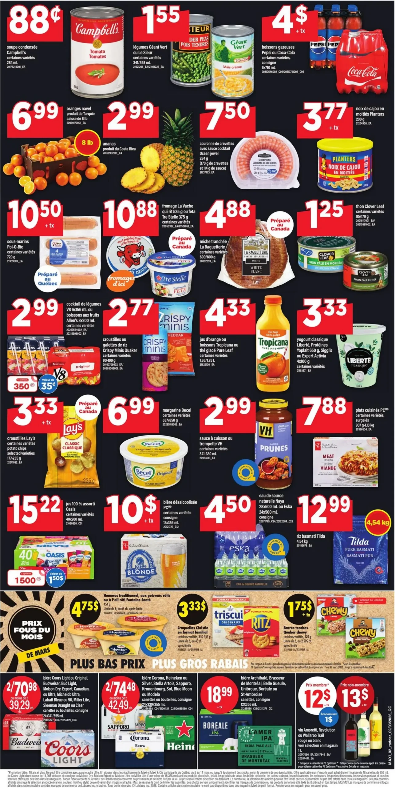 Page 2 de la Circulaire Maxi du 5 au 11 mars 2026