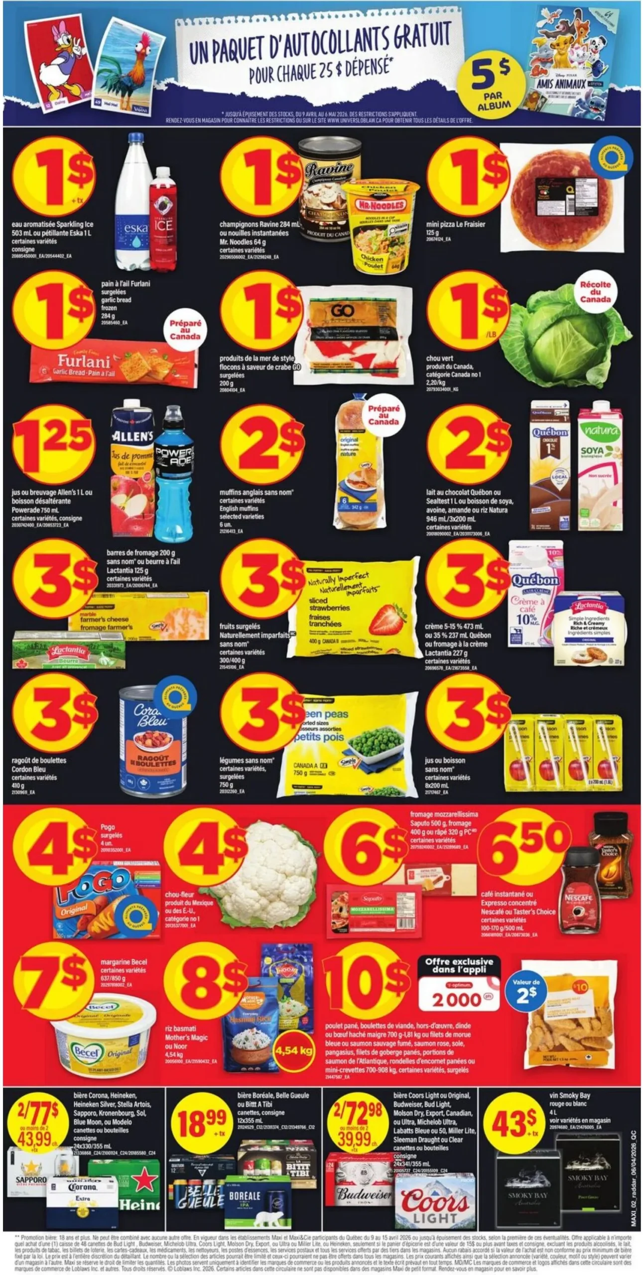 Page 2 de la Circulaire Maxi du 9 au 15 avril 2026