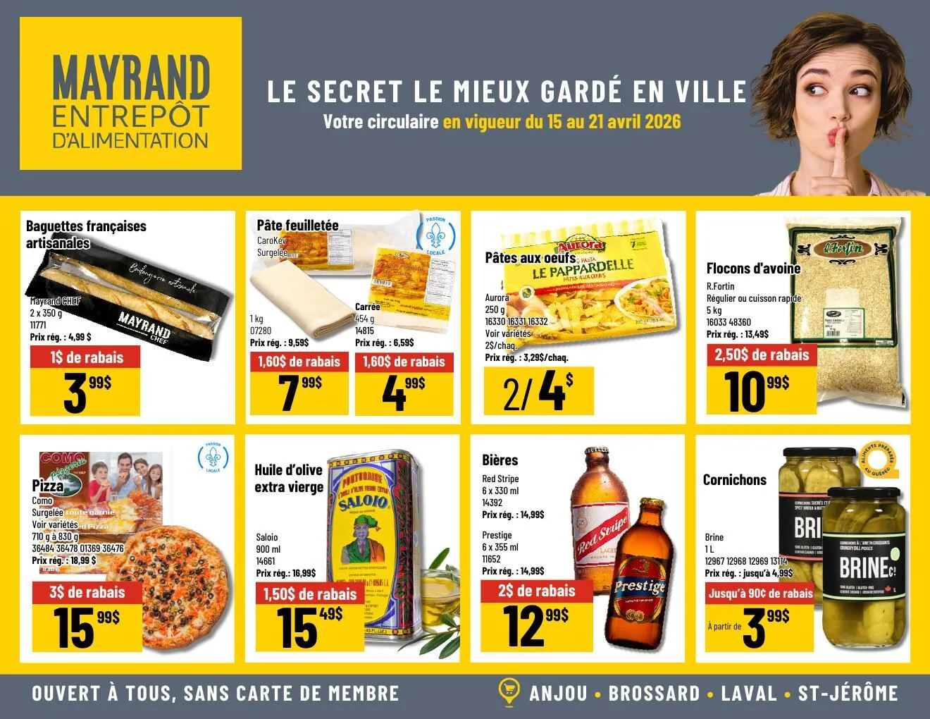 Page 4 de la Circulaire Mayrand du 15 au 21 avril 2026