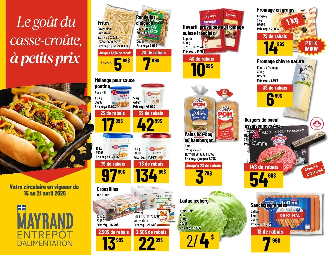 Page 5 de la Circulaire Mayrand du 15 au 21 avril 2026