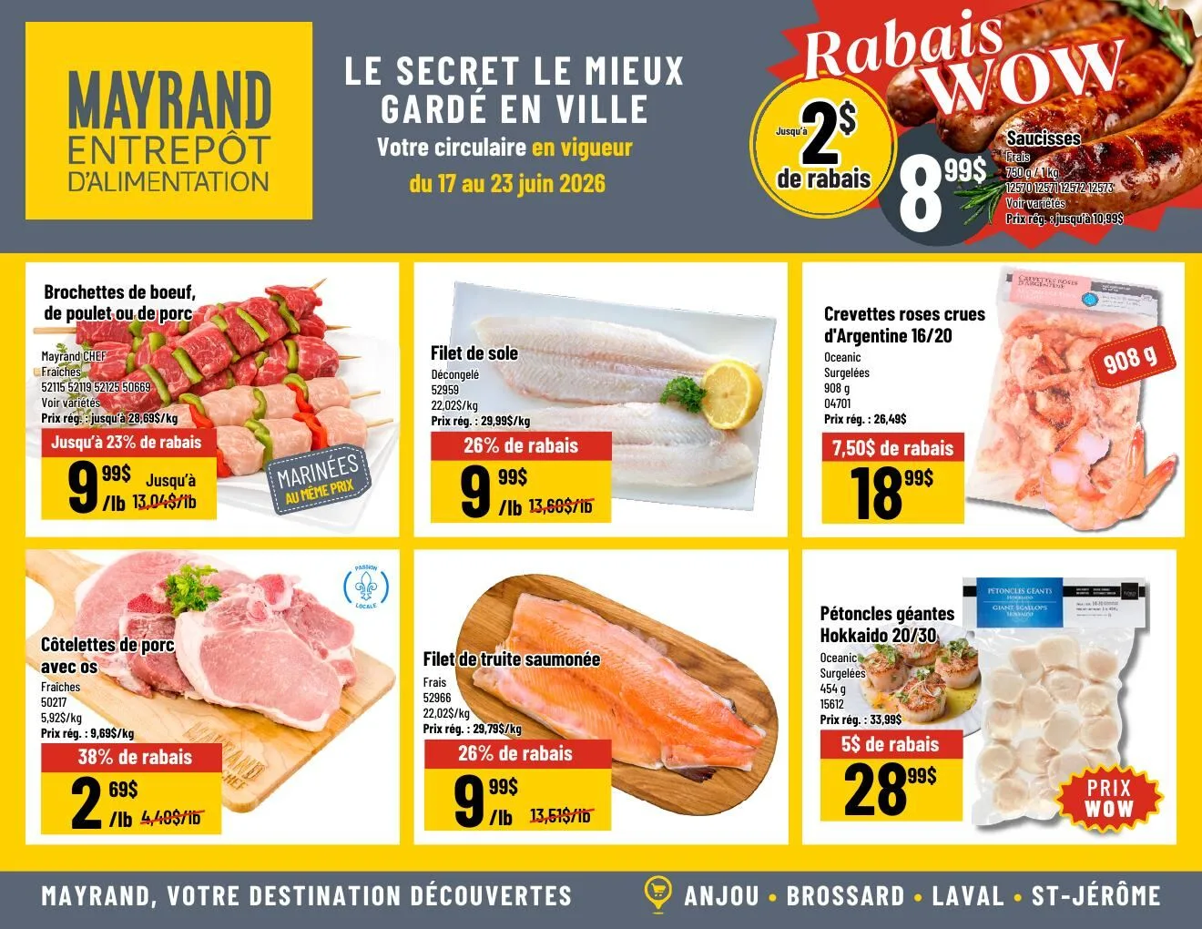 Page 2 de la Circulaire Mayrand du 17 au 23 juin 2026
