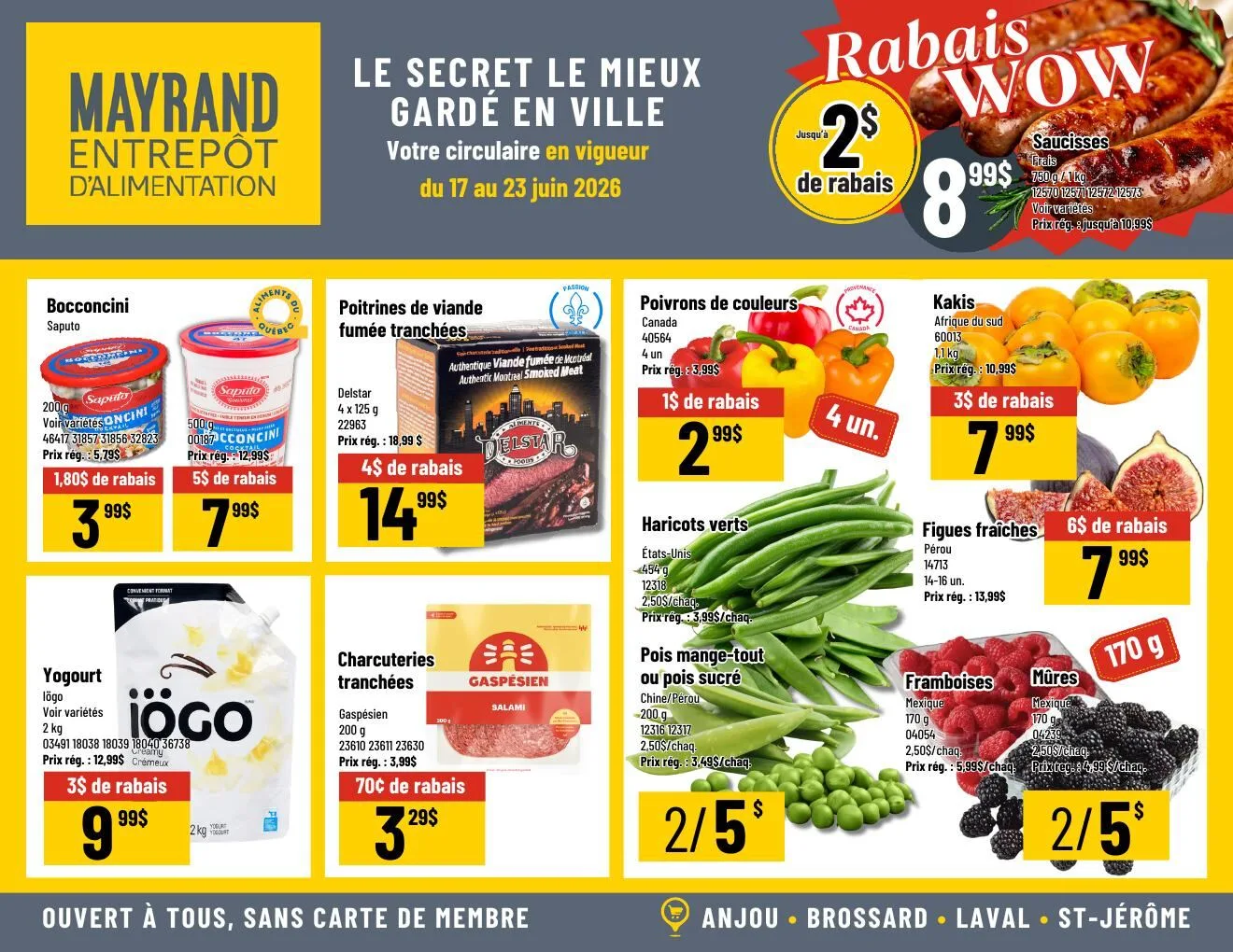 Page 3 de la Circulaire Mayrand du 17 au 23 juin 2026