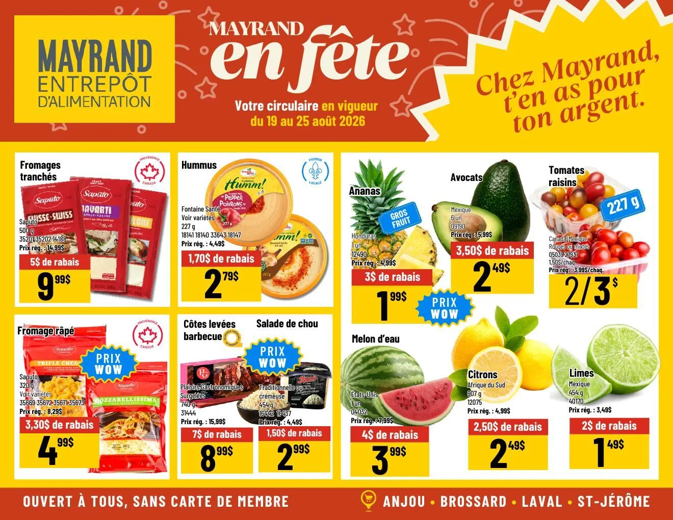 Page 3 de la Circulaire Mayrand du 19 au 25 août 2026