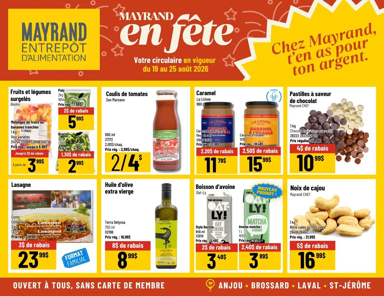Page 4 de la Circulaire Mayrand du 19 au 25 août 2026