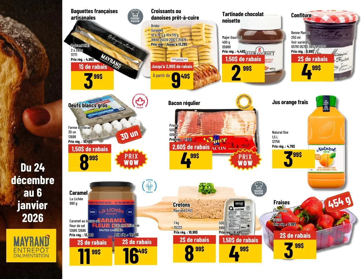 Page 4 de la Circulaire Mayrand du 24 décembre 2025 au 6 janvier 2026