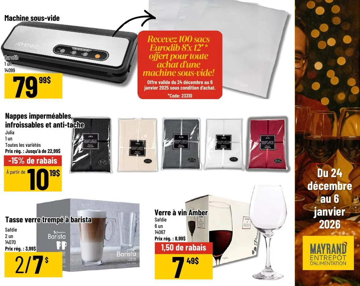 Page 5 de la Circulaire Mayrand du 24 décembre 2025 au 6 janvier 2026