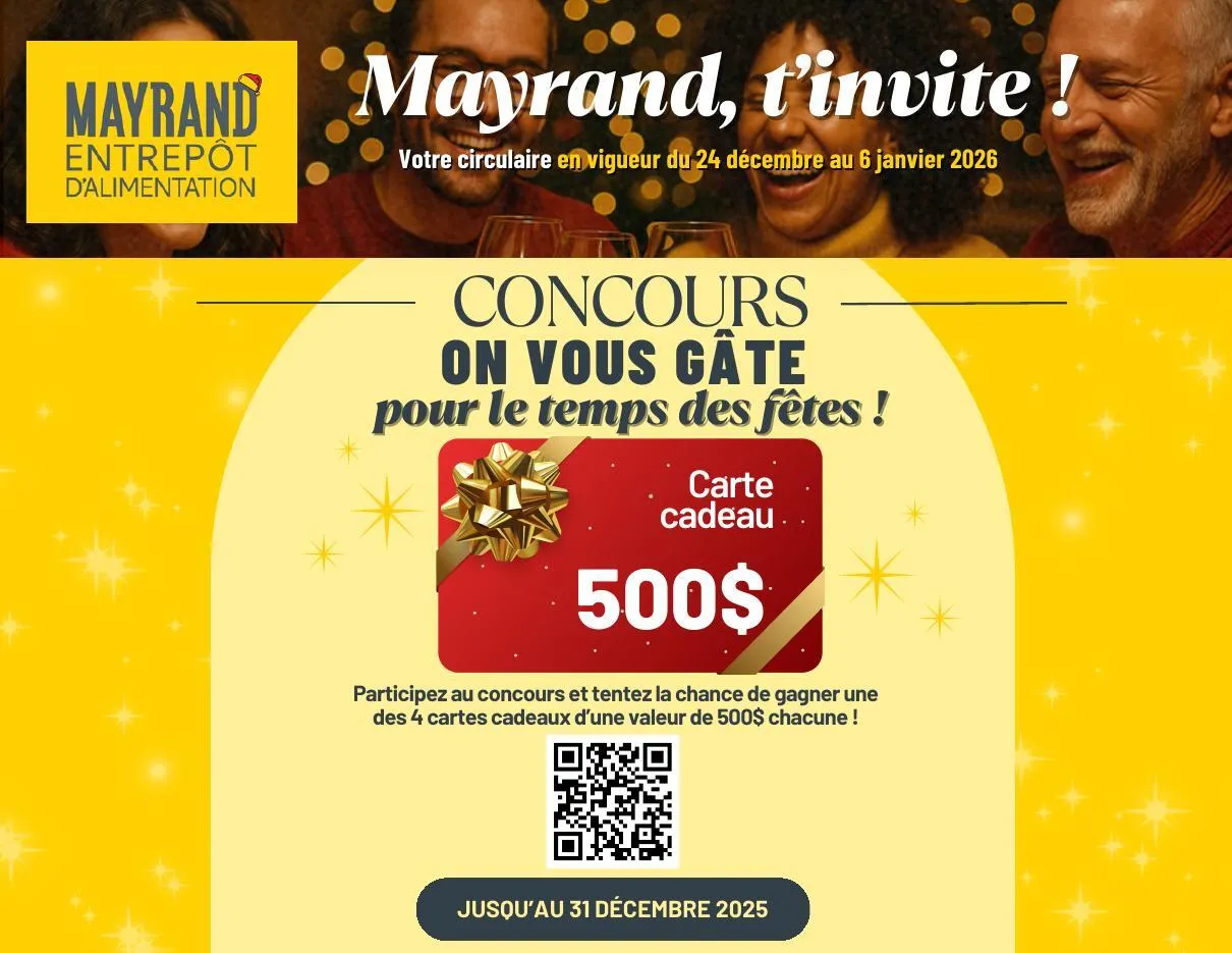 Page 7 de la Circulaire Mayrand du 24 décembre 2025 au 6 janvier 2026