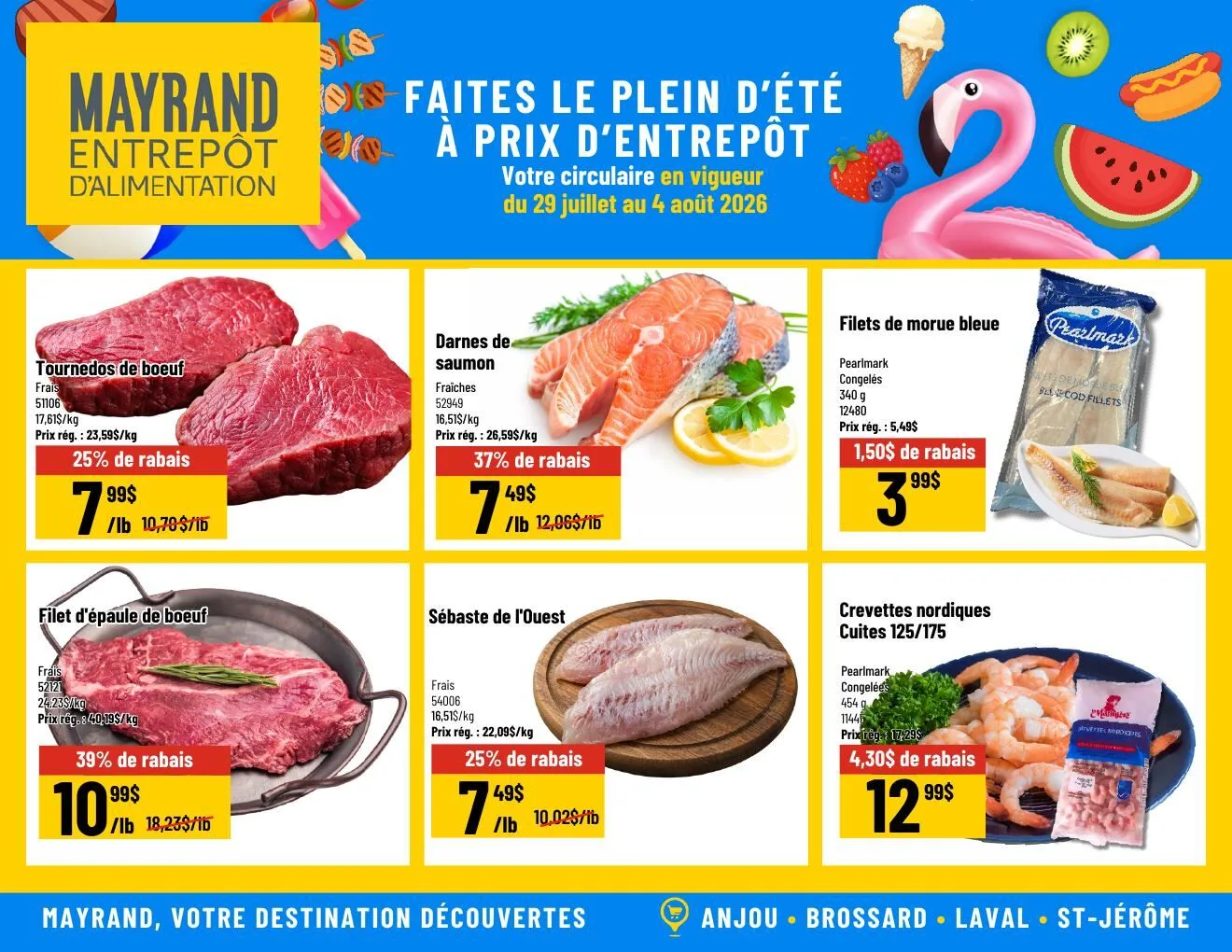 Page 2 de la Circulaire Mayrand du 29 juillet au 4 août 2026