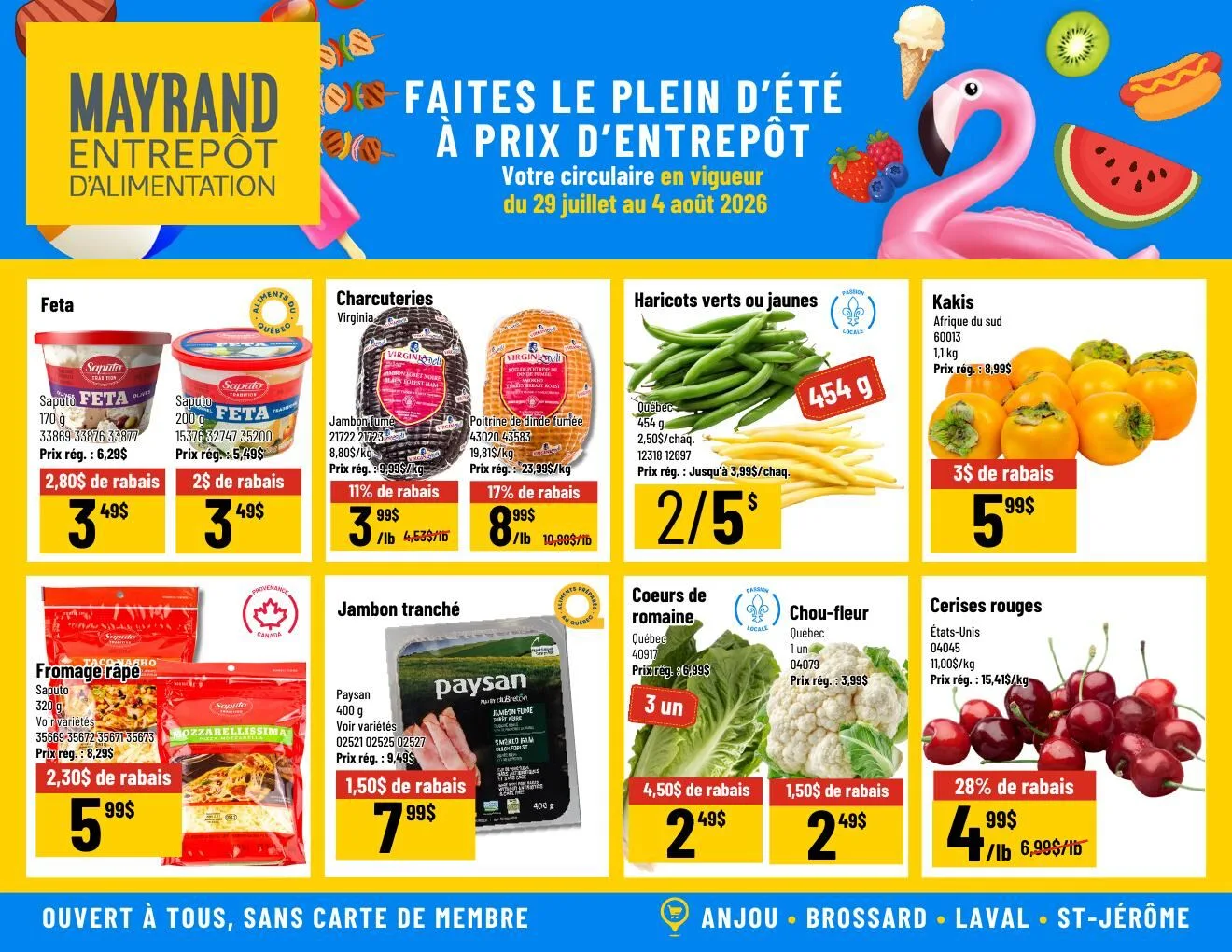Page 3 de la Circulaire Mayrand du 29 juillet au 4 août 2026