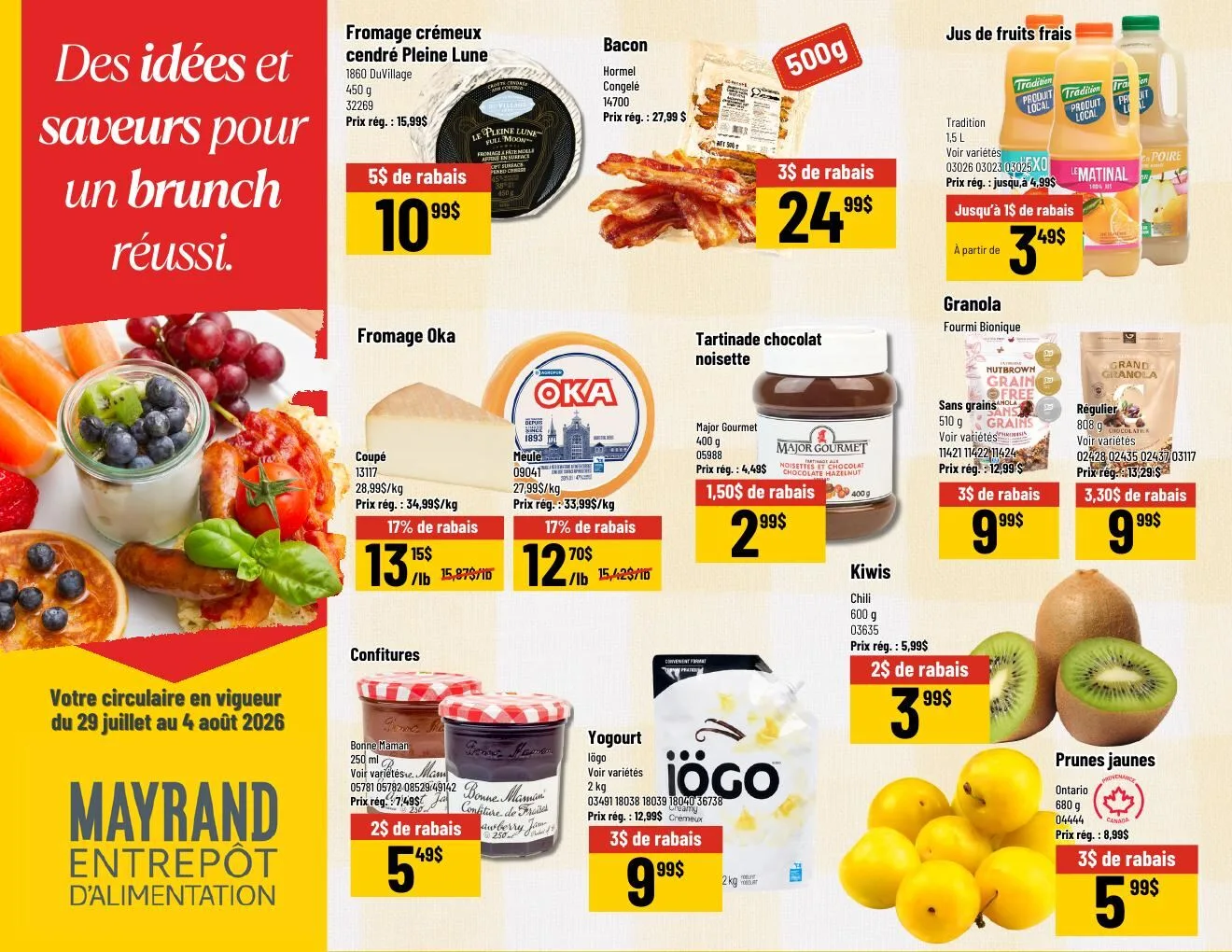 Page 5 de la Circulaire Mayrand du 29 juillet au 4 août 2026