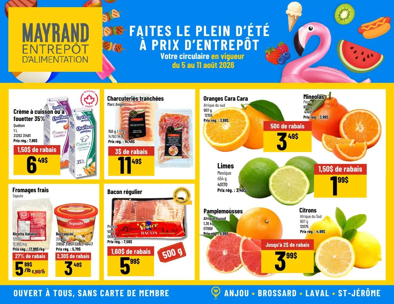 Page 3 de la Circulaire Mayrand du 5 au 11 août 2026