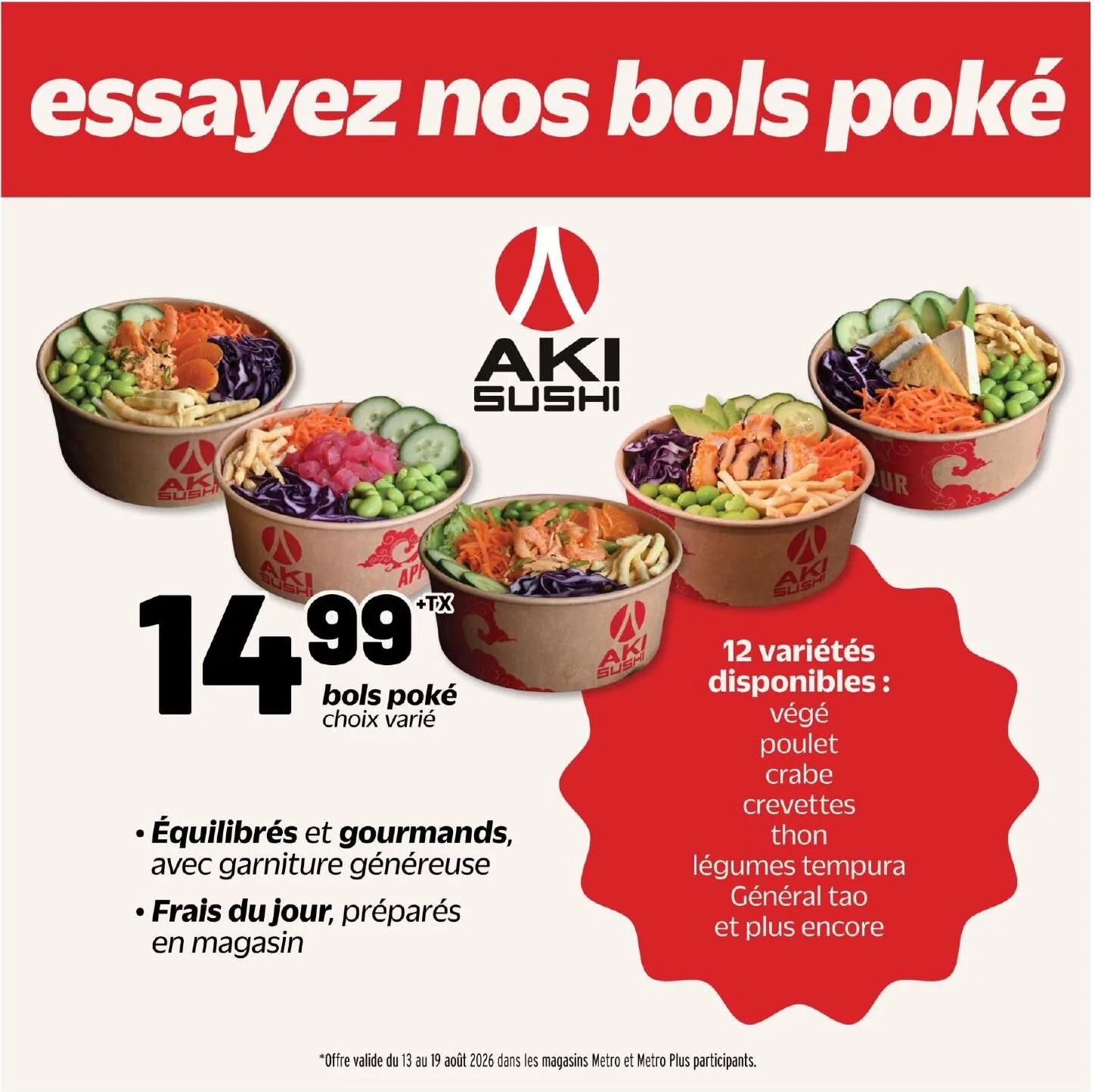 Page 12 de la Circulaire Metro du 13 au 19 août 2026