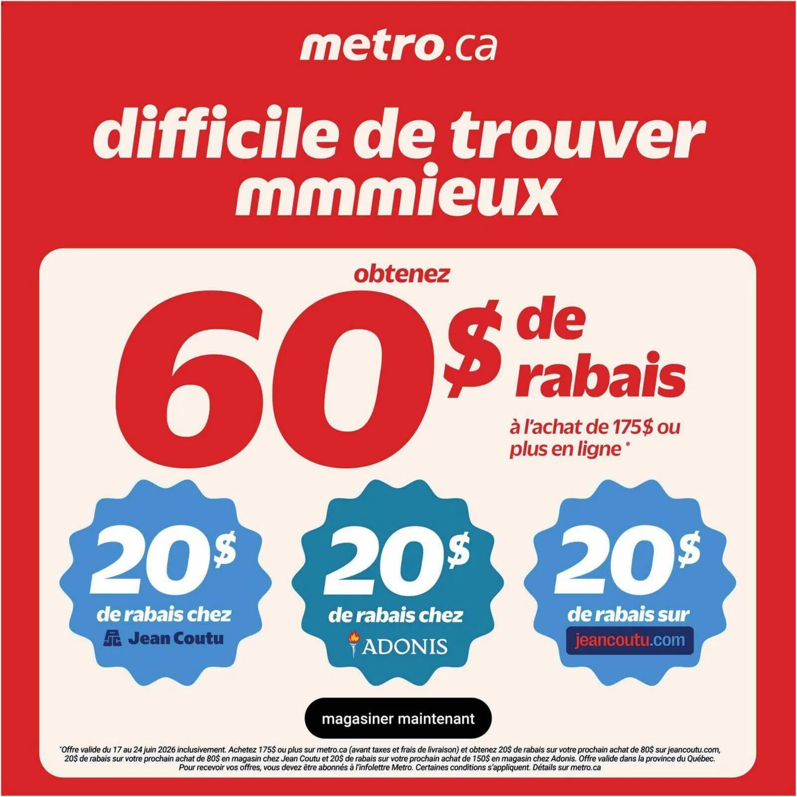 Page 14 de la Circulaire Metro du 18 au 24 juin 2026