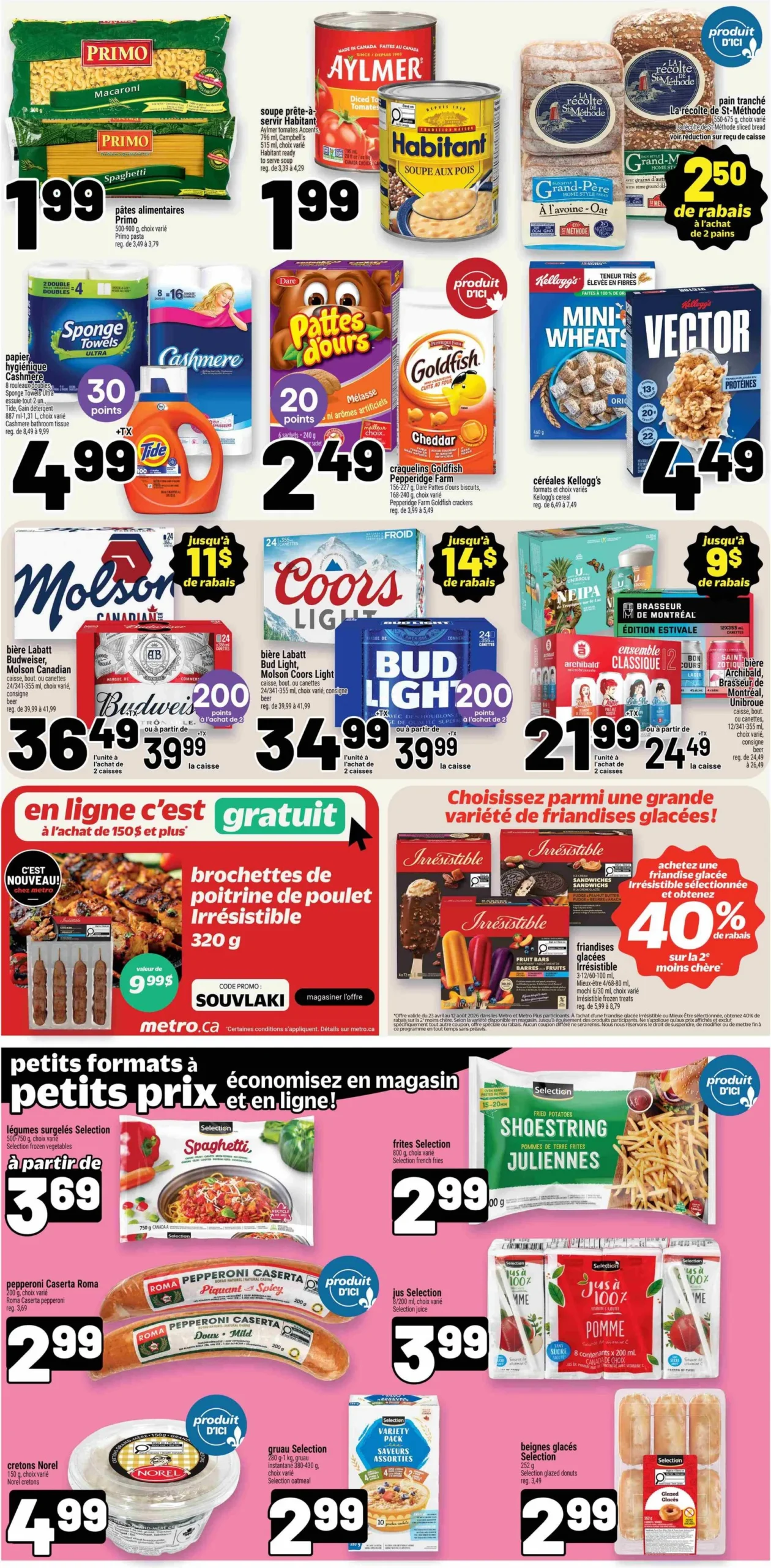Page 3 de la Circulaire Metro du 30 juillet au 5 août 2026