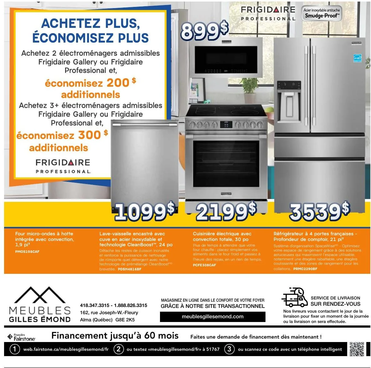 Page 4 de la Circulaire Meubles Gilles Émond Electroménager du 1 au 30 juin 2026