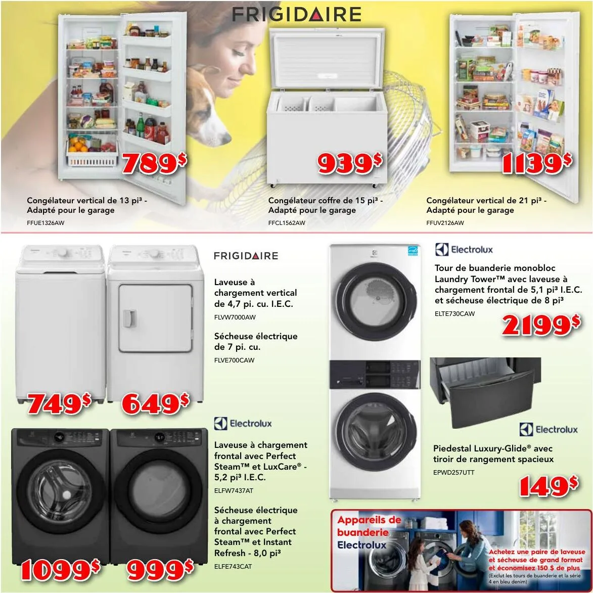 Page 3 de la Circulaire Meubles Gilles Émond Electroménager du 1 au 31 juillet 2026