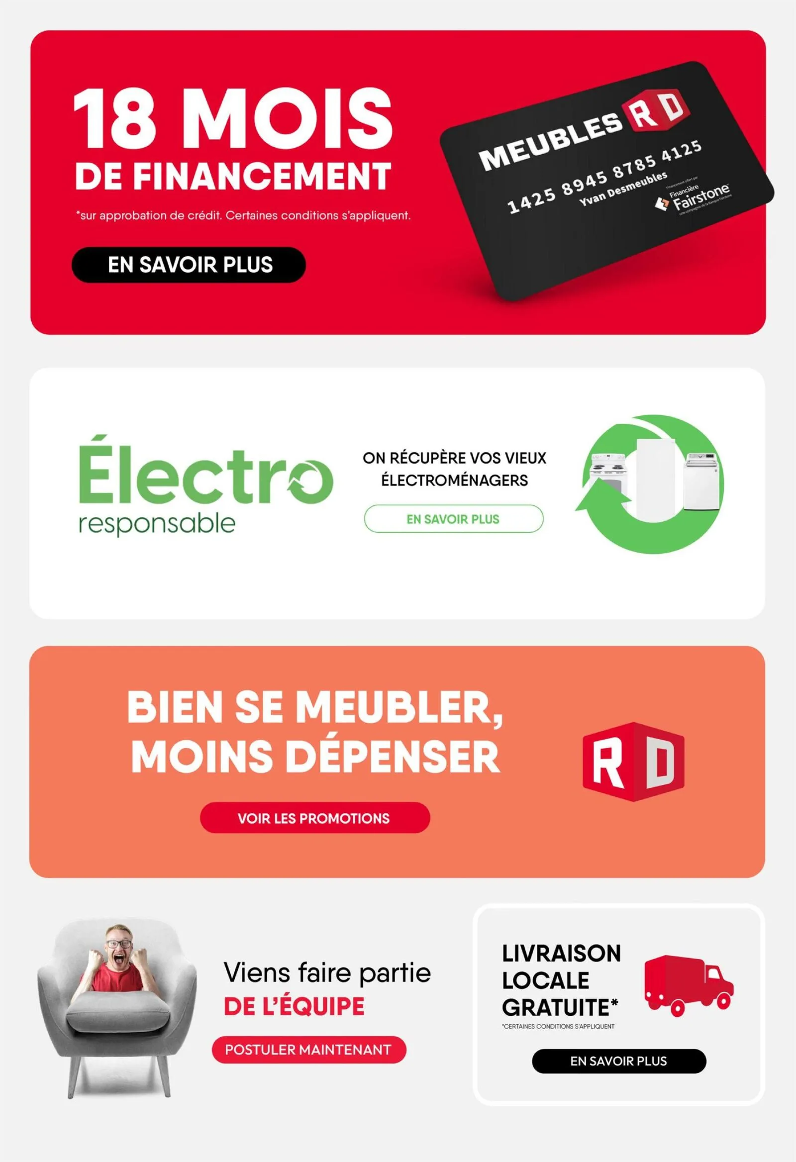 Page 15 de la Circulaire Meubles RD du 13 au 19 avril 2026