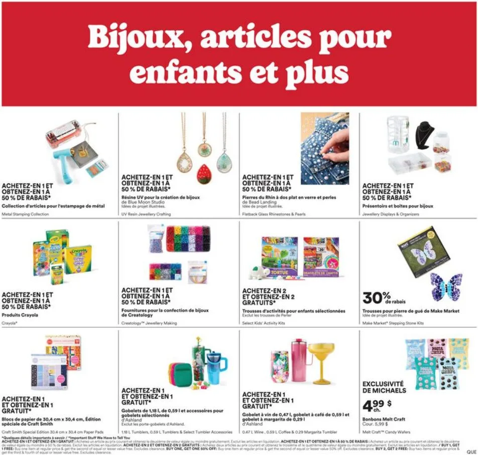 Page 2 de la Circulaire Michaels du 1 au 7 mai 2026