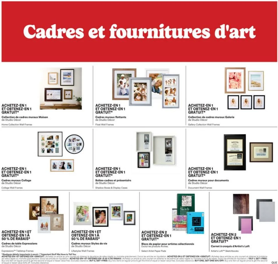 Page 3 de la Circulaire Michaels du 10 au 16 avril 2026